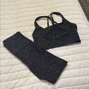 Black Lululemon Printed Align